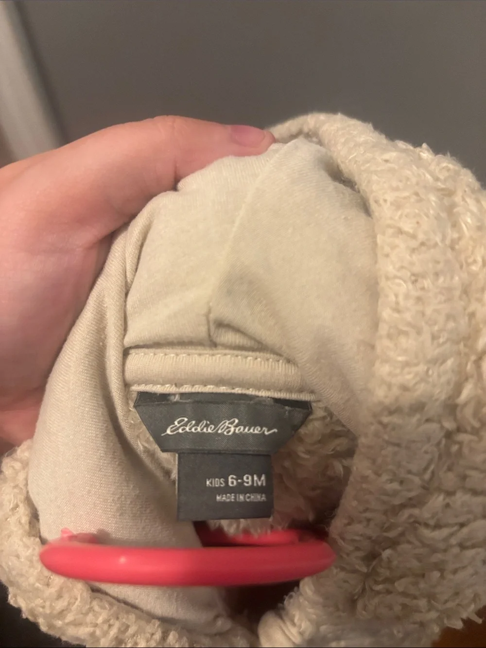 Eddie Bauer 6/9 month zip up